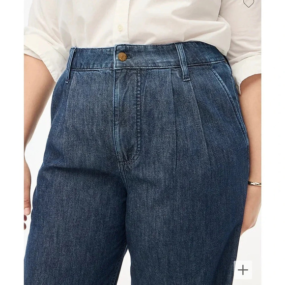 J. Crew Factory Pleated Trouser Jeans Soze 35P - Picture 8 of 8